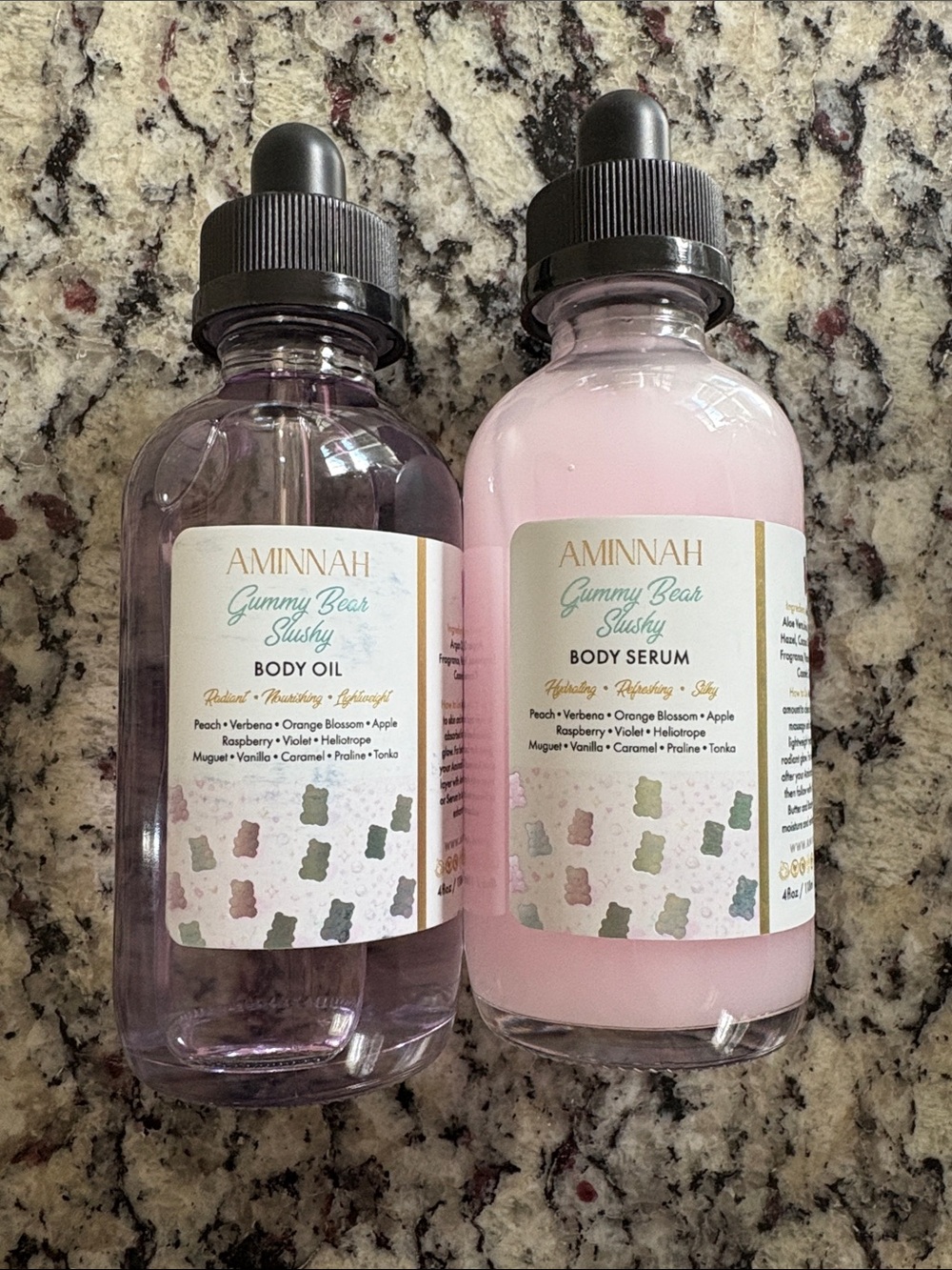 Amminah Gummy Bear Oil and Serum